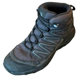 Salomon Pathfinder Mid Waterproof Hiking Boots Slate Gray Mens 9.5 UK9 EU 43 1/3